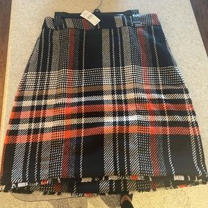 Ann Taylor Plaid Skirt